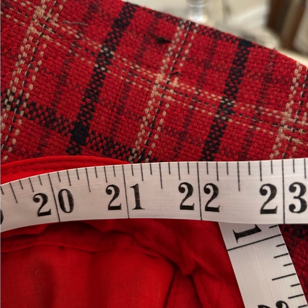 Red Plaid Cap by - Picture 8 of 9
